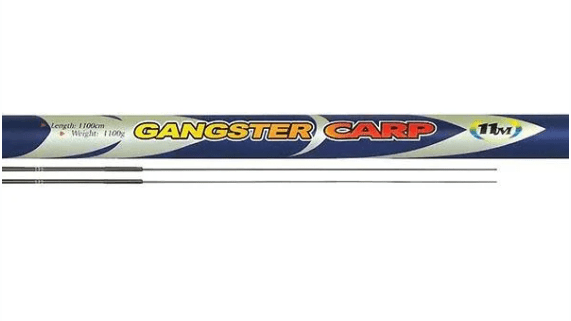 Gangster Carbon Put - Together Pole 11m - grimethorpe fishing supplies