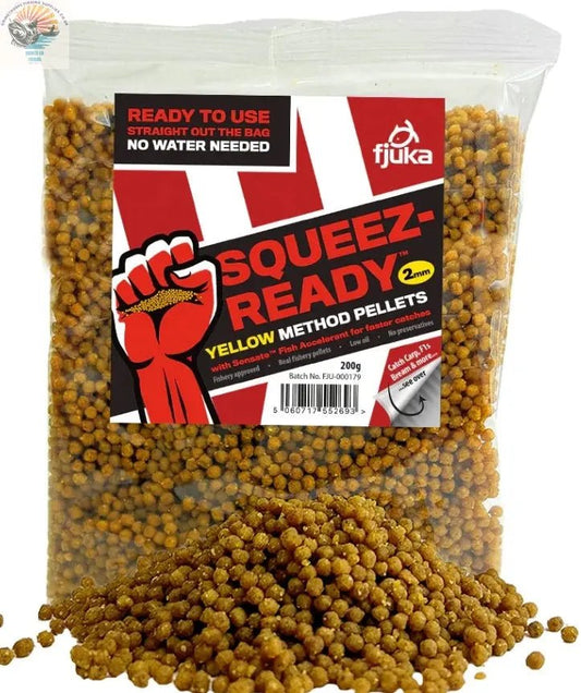 Squeez - Ready™ - Coloured Method Pellets - grimethorpe fishing supplies