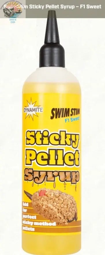SwimStim Sticky Pellet Syrup – F1 Sweet - grimethorpe fishing supplies