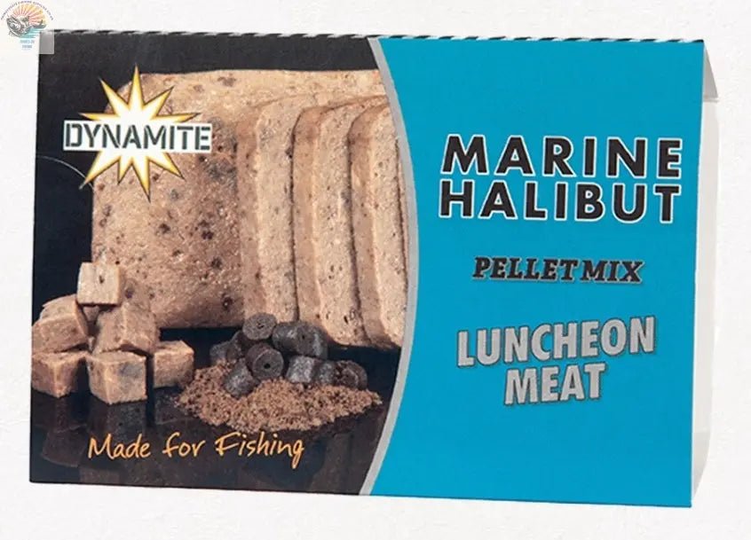 Marine Halibut Pellet Mix Luncheon Meat - grimethorpe fishing supplies