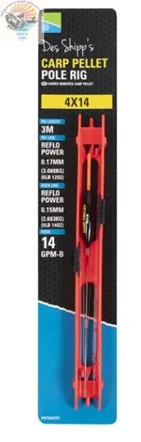 Des Shipp Carp Pellet Pole Rigs - grimethorpe fishing supplies