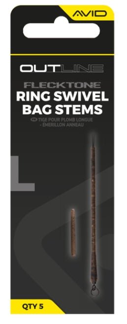 Outline FleckTone Bag Stem Ring Swivel - grimethorpe fishing supplies
