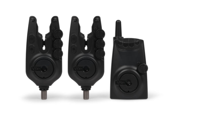 VTX+ 2+1 Bite Alarm Set - grimethorpe fishing supplies