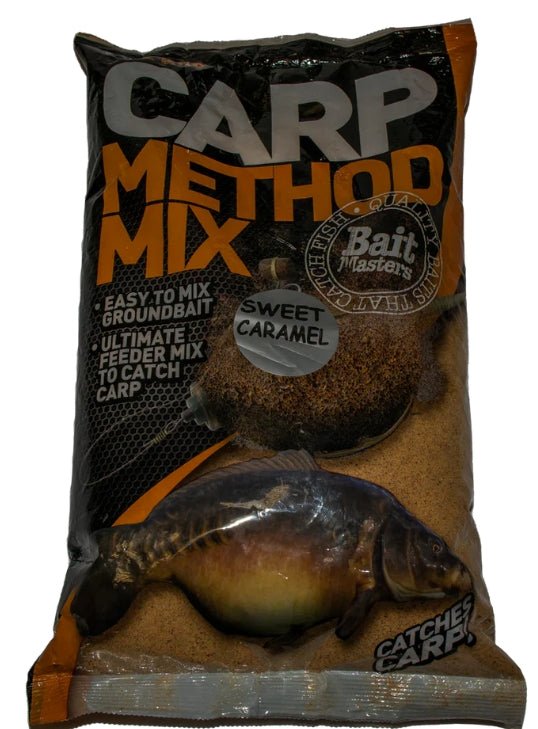 Bait Masters Carp Method Mix: Sweet Caramel (2kg) - grimethorpe fishing supplies