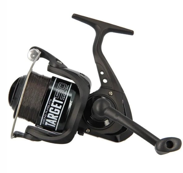 Angling Pursuits Target 50 - 1BB Reel with 10lb Line - grimethorpe fishing supplies