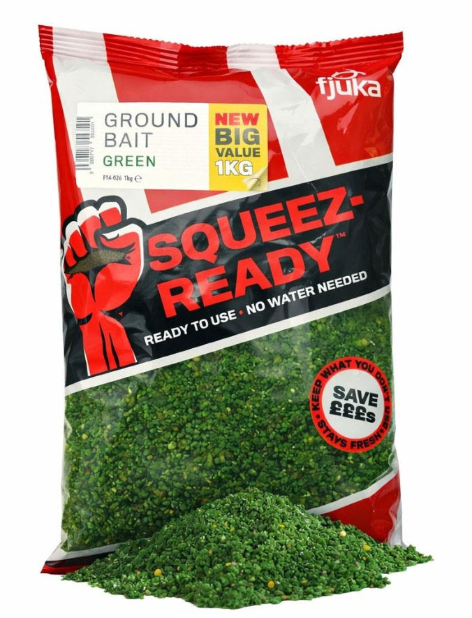 Squeez-Ready™ Green Groundbait 1KG