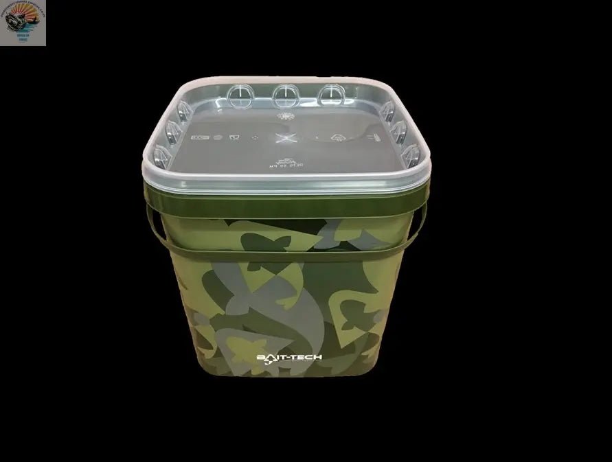 5L Camo Bucket & Lid - grimethorpe fishing supplies