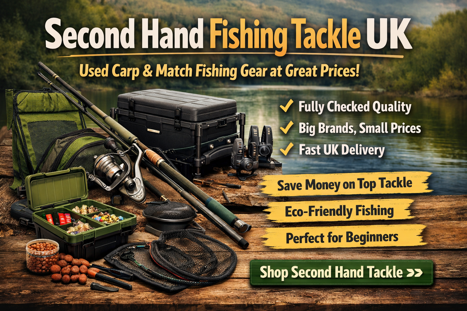 Second Hand Fishing Tackle UK | Used Carp & Match Fishing Gear