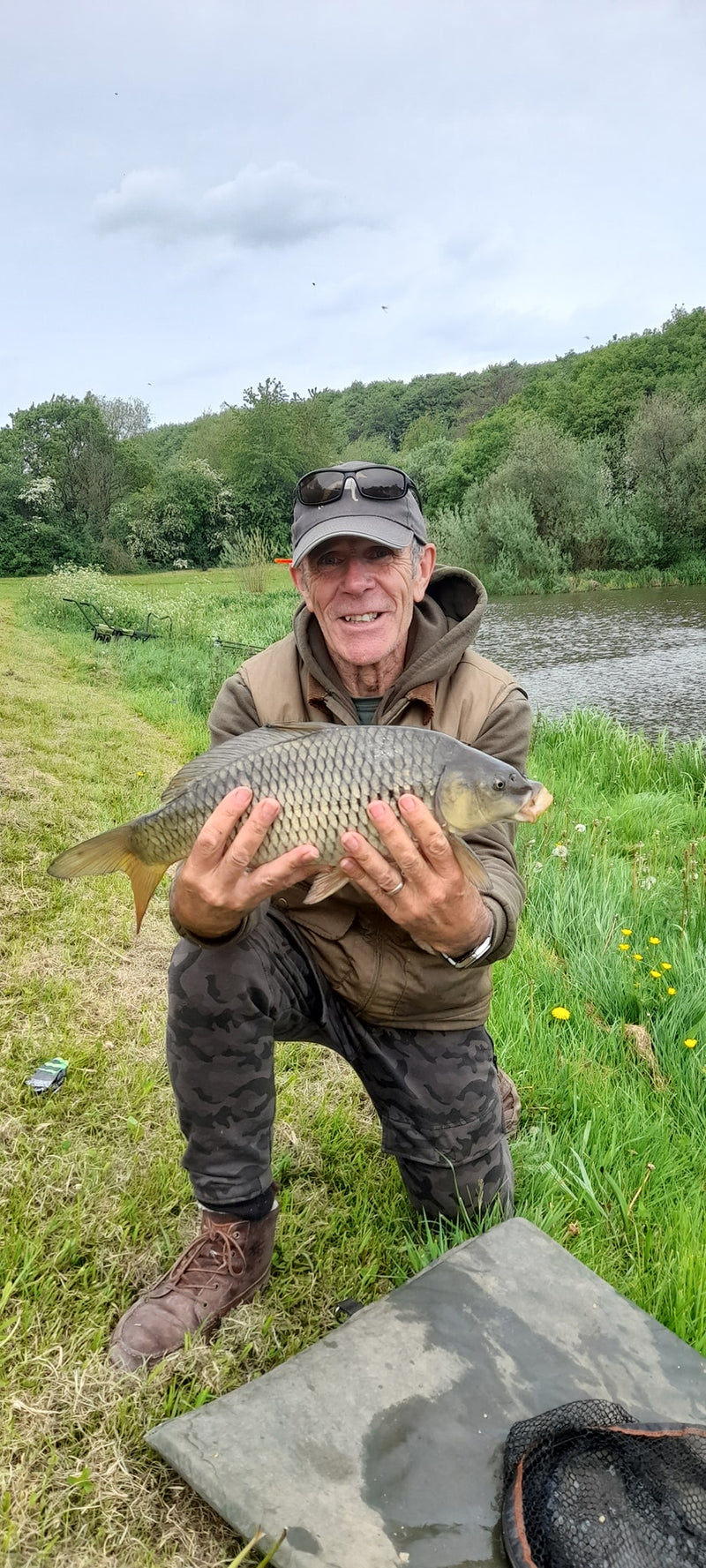 caught on the method feeder using the f1 sweet and wafter