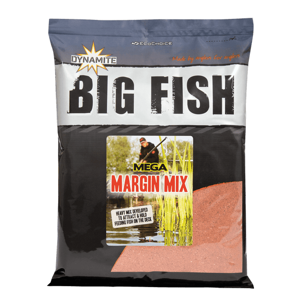 Big Fish Mega Margin Mix Groundbait – Carp & Coarse Fishing Margin Groundbait