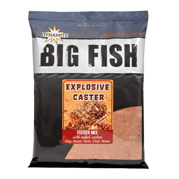 Big Fish Explosive Caster Feeder Mix Groundbait – Carp & Coarse Fishing Feeder Mix