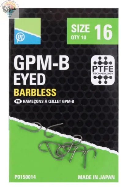 GPM - B Hooks - Eyed - grimethorpe fishing supplies