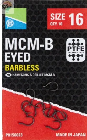 MCM - B Hooks - Eyed - grimethorpe fishing supplies