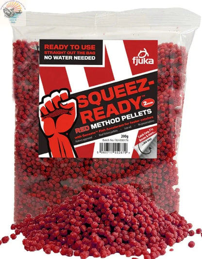 Squeez-Ready™ - Coloured Method Pellets - grimethorpe fishing supplies