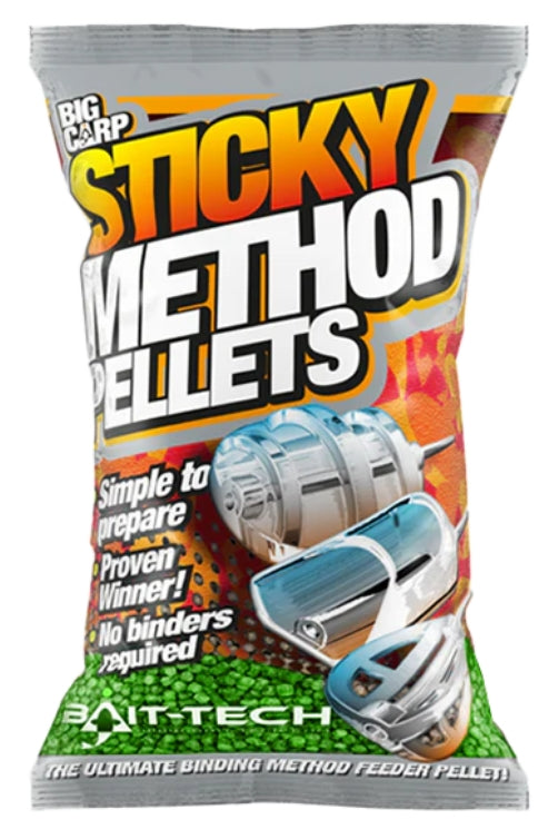 Bait-Tech Sticky Method Pellets Micros Green (700g)