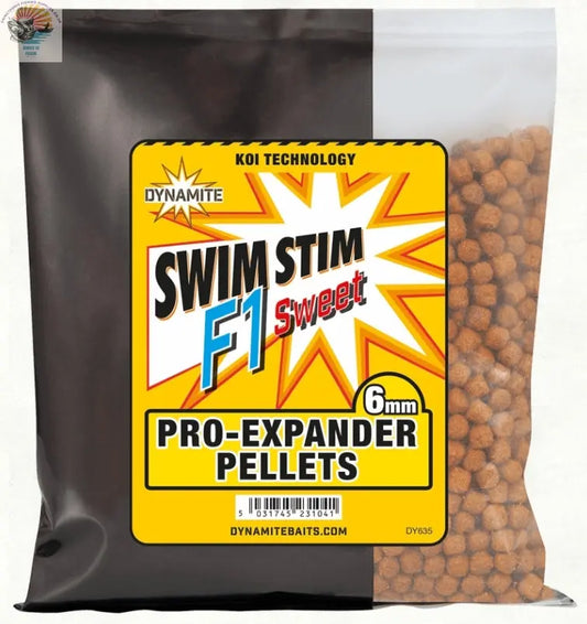 Swim Stim F1 Sweet Pro-Expander Pellets - grimethorpe fishing supplies