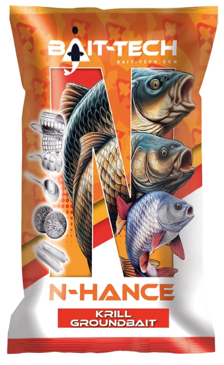 Bait-Tech N-Hance Groundbait Krill (1kg)