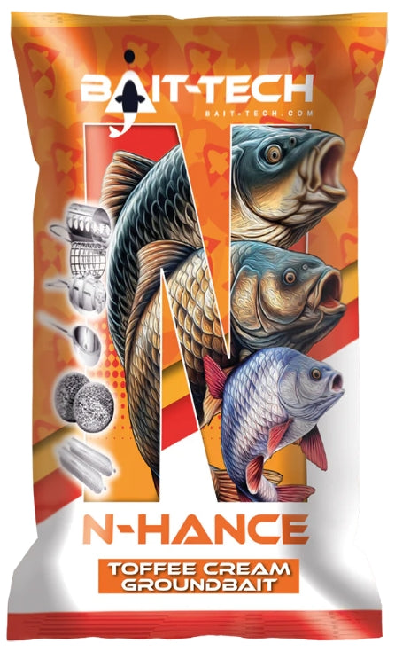 Bait-Tech N-Hance Groundbait Toffee Cream (1kg)