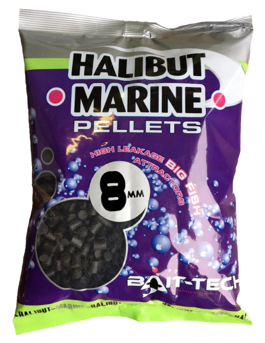 Bait-Tech Halibut Marine Pellets (700g)