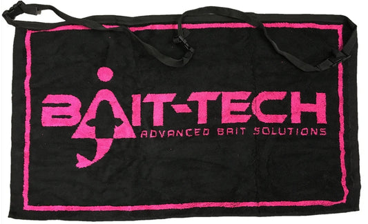 Bait-Tech Apron Towel - Black & Pink
