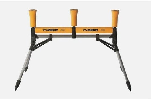 Middy Hi - Viz Elite XL Pole Roller 75cm Twin - Channel + Pole Roller Bag - grimethorpe fishing supplies