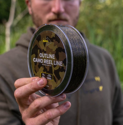 Outline Camo Reel Line - grimethorpe fishing supplies