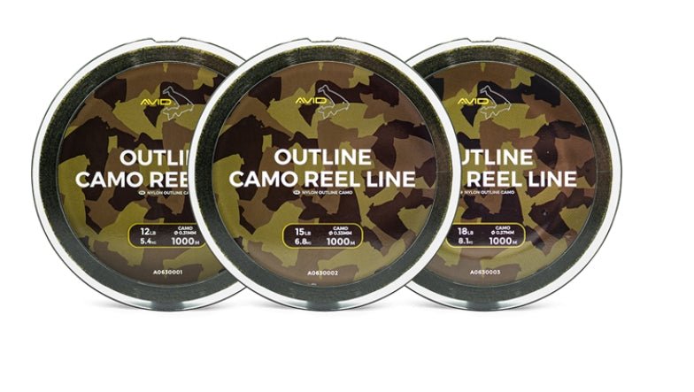 Outline Camo Reel Line - grimethorpe fishing supplies