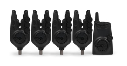 VTX+ 4+1 Bite Alarm Set - grimethorpe fishing supplies