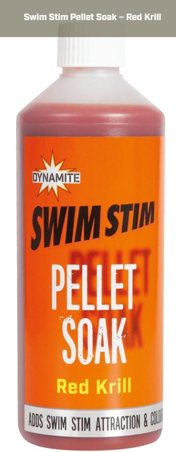 Swim Stim Pellet Soak – Red Krill - grimethorpe fishing supplies