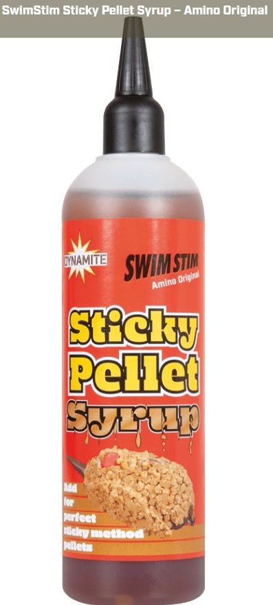 SwimStim Sticky Pellet Syrup – Amino Original - grimethorpe fishing supplies
