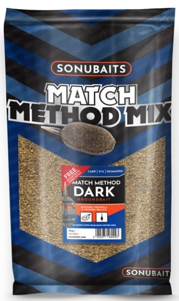 Match Method Mix Dark 2kg - grimethorpe fishing supplies