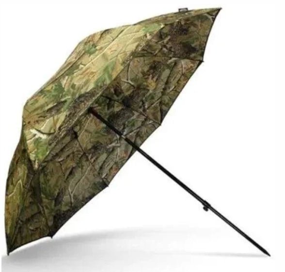 CAMO UMBRELLA 110cm (45'') - grimethorpe fishing supplies