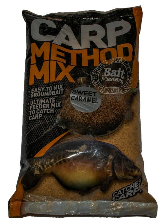 Bait Masters Carp Method Mix: Sweet Caramel (2kg) - grimethorpe fishing supplies