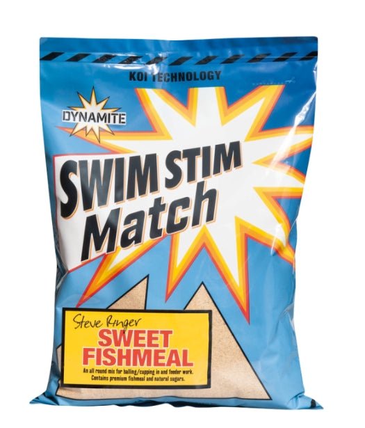 Swim Stim Match Steve Ringer Sweet Fishmeal Groundbait 1.8kg - grimethorpe fishing supplies