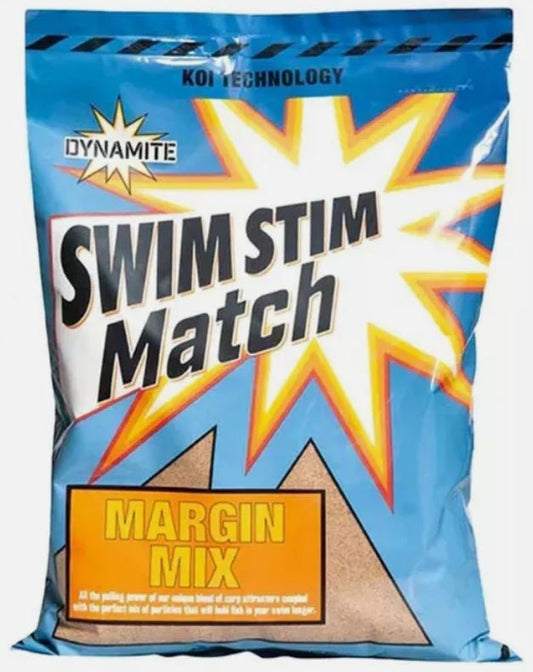 Swim Stim Match Margin Mix Groundbait 1.8kg - grimethorpe fishing supplies