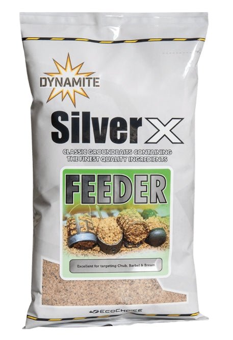 Silver X Feeder Groundbait 900g - grimethorpe fishing supplies