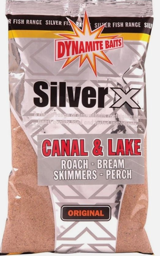 Silver X Canal & Lake Groundbait 900g - grimethorpe fishing supplies