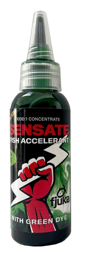 Sensate Fish Accelerant Bait Dye Green 50ml – Supercharge Your Fishing Bait