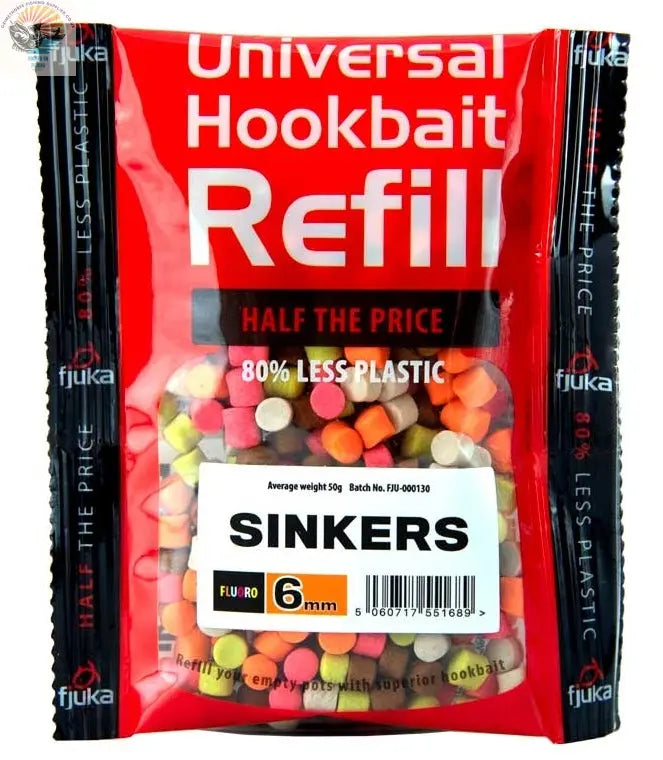 fjuka Sinkers - Refill grimethorpe fishing supplies