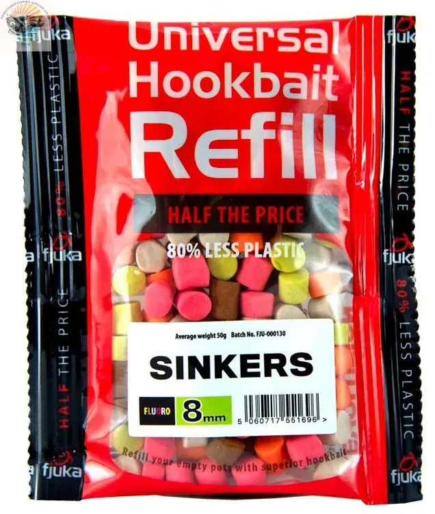 fjuka Sinkers - Refill grimethorpe fishing supplies