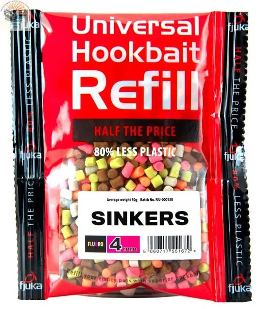 fjuka Sinkers - Refill grimethorpe fishing supplies