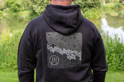 Black French Terry Hoodie - grimethorpe fishing supplies