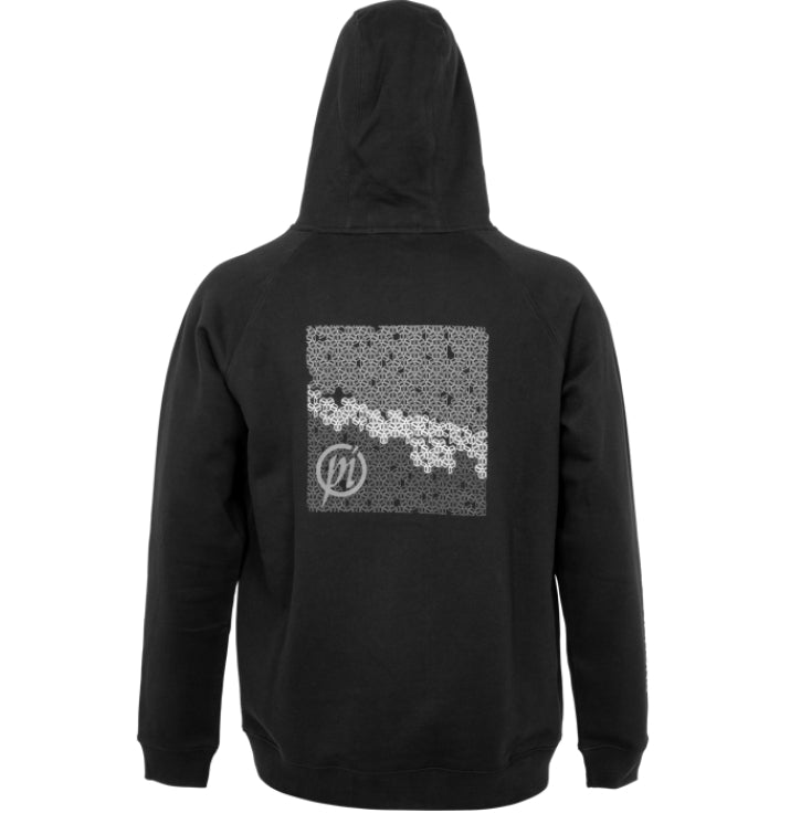 Black French Terry Hoodie - grimethorpe fishing supplies