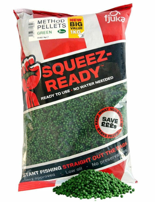 Squeez-Ready™ Green Method Pellets 2mm 1KG