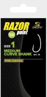 Medium Curve Shank - grimethorpe fishing supplies