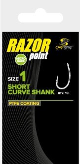 Short Curve Shank - grimethorpe fishing supplies