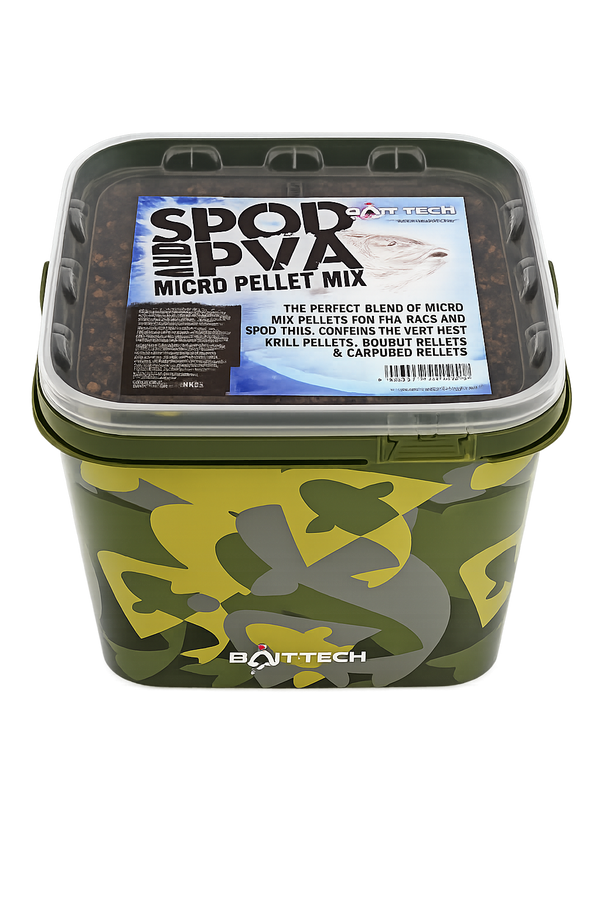 Bait-Tech Spod & PVA Micro Pellet Mix (3kg) – Carp Fishing Pellet Blend
