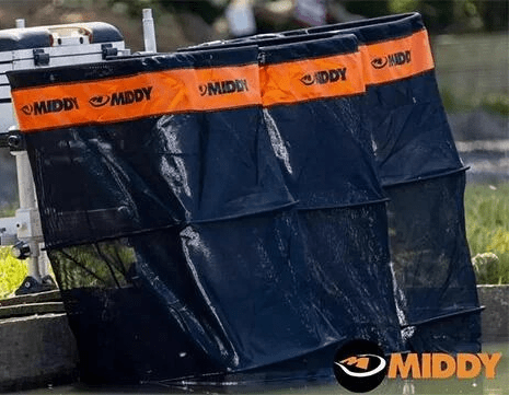 Middy Commercial Keepnet Set Carp 2 X 2.5m 1 X 2m Set Of 3 Net Set Middy - grimethorpe fishing supplies