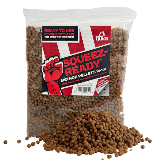 Squeez Ready 2mm Method Pellets – Ready to Use Carp & F1 Feeder Pellets UK